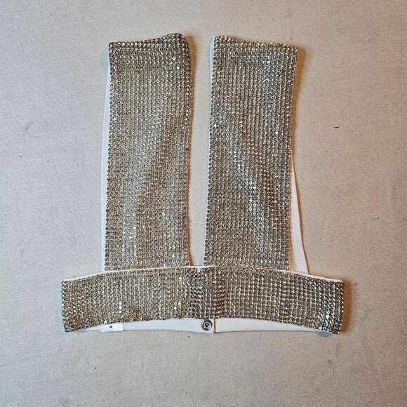 Geebin Flores Rhinestone Top - Size M - Picture 3 of 8